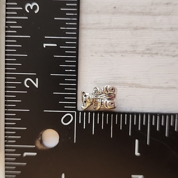 Teddy Bear Charm for European Style Bracelets Fits Pandora Systems - Picture 2 of 3